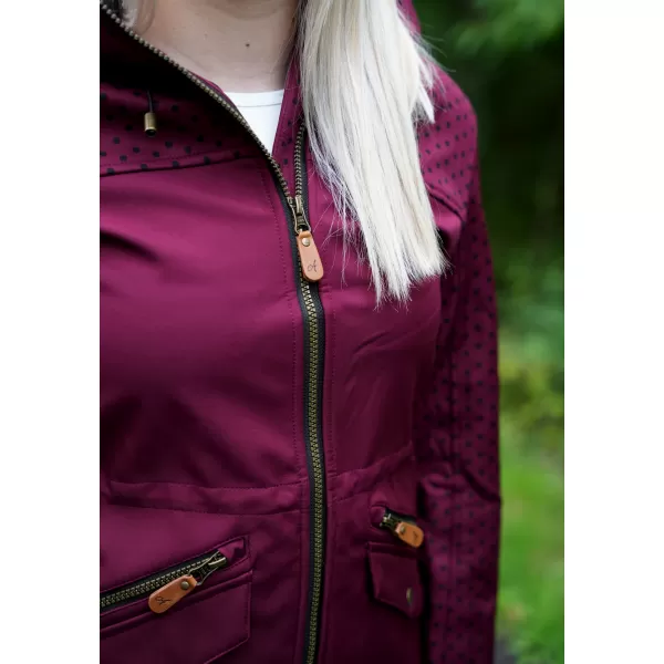  Kurtka softshell damska ALTISPORT GEMEE BURGUNDIA 