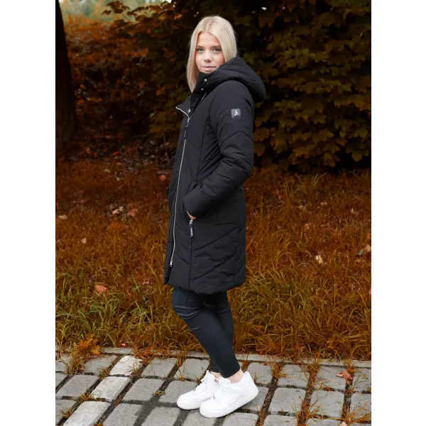  Płaszcz ALTISPORT ONEBA CZARNY 