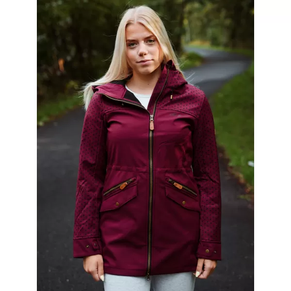  Kurtka softshell damska ALTISPORT GEMEE BURGUNDIA 