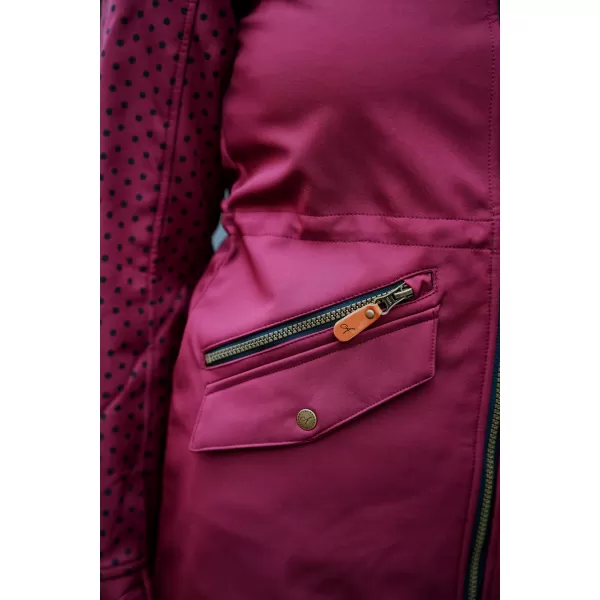  Kurtka softshell damska ALTISPORT GEMEE BURGUNDIA 