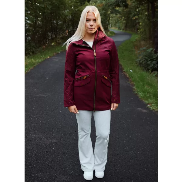  Kurtka softshell damska ALTISPORT GEMEE BURGUNDIA 