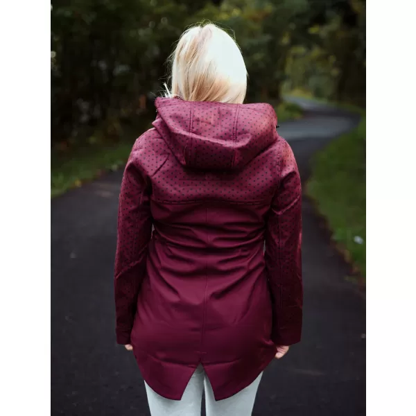  Kurtka softshell damska ALTISPORT GEMEE BURGUNDIA 