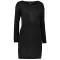 Women's knitted dress KIXMI MICHELE BLACK