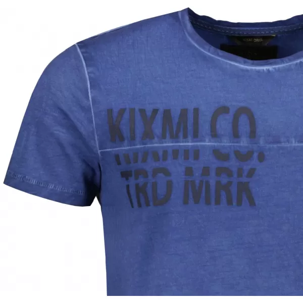  Męska koszulka KIXMI NIREL CIEMNY NIEBIESKI 