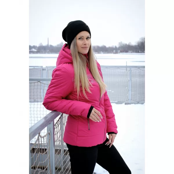  Damska kurtka zimowa KIXMI RITA RÓŻOWY 