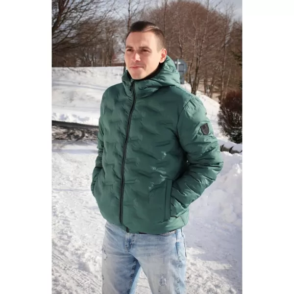  Kurtka męska ALTISPORT ELOM MJCB657 ZIELONY 