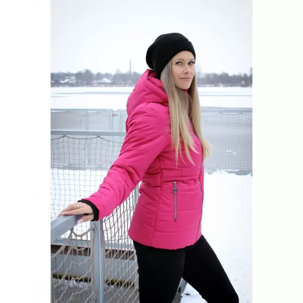  Damska kurtka zimowa KIXMI RITA RÓŻOWY 