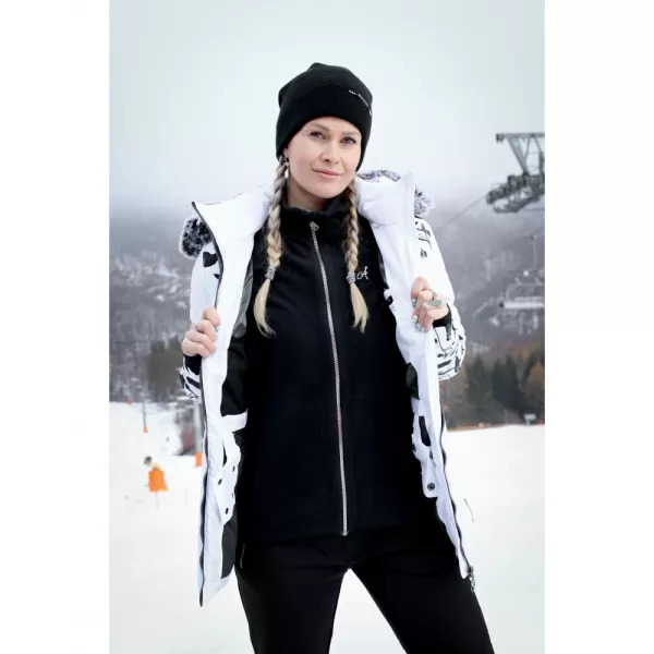  Damska kurtka zimowa ALTISPORT BIANCA BIAŁY 