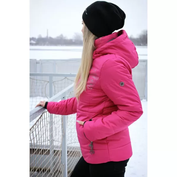  Damska kurtka zimowa KIXMI RITA RÓŻOWY 
