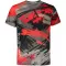 Funkcjonalny t-shirt męski klasy premium ALTISPORT VOJ/ALM014TR01 CZARNY I CZERWONY