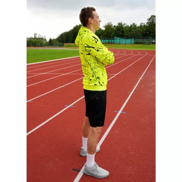  Męska bluza funkcjonalna klasy premium ALTISPORT VOJ/ALM034MI01 NEONOWY ŻÓŁTY 