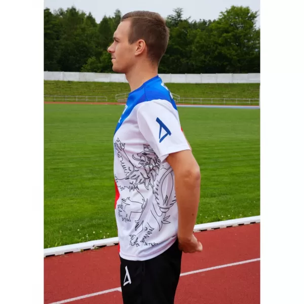  Funkcjonalny t-shirt męski klasy premium ALTISPORT x CZE VOJ/ALM032TR01 KSZTAŁTY 