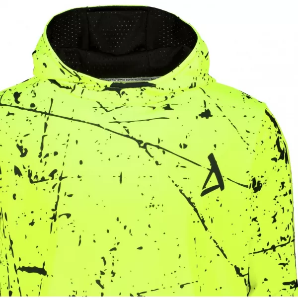  Męska bluza funkcjonalna klasy premium ALTISPORT VOJ/ALM034MI01 NEONOWY ŻÓŁTY 