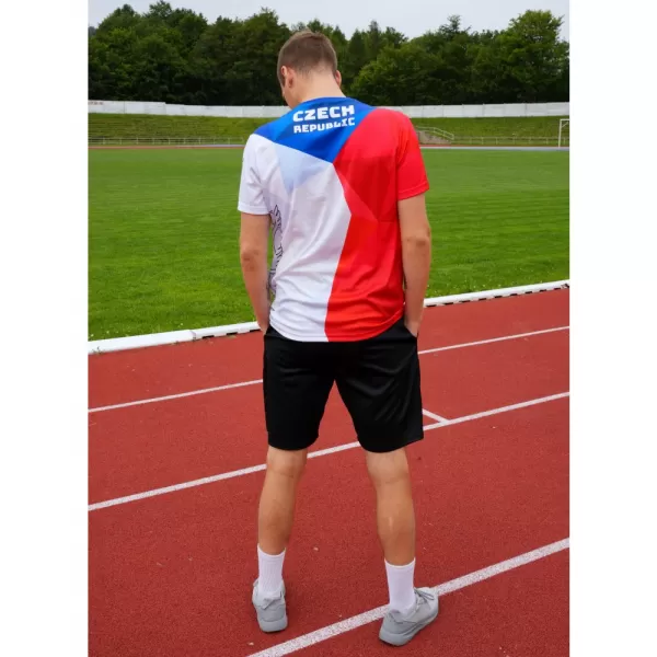  Funkcjonalny t-shirt męski klasy premium ALTISPORT x CZE VOJ/ALM032TR01 KSZTAŁTY 