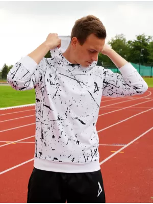 Męska bluza funkcjonalna klasy premium ALTISPORT VOJ/ALM034MI01 BIAŁY