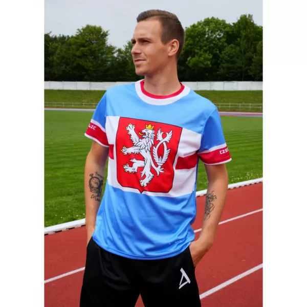  Funkcjonalny t-shirt męski klasy premium ALTISPORT x CZE VOJ/ALM032TR01 RETRO 