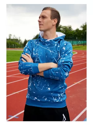 Męska bluza funkcjonalna klasy premium ALTISPORT VOJ/ALM034MI01 NAFTA OCZYSZCZONA
