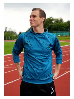 Męska bluza funkcjonalna klasy premium ALTISPORT VOJ/ALM034MI01 SZMARAGD