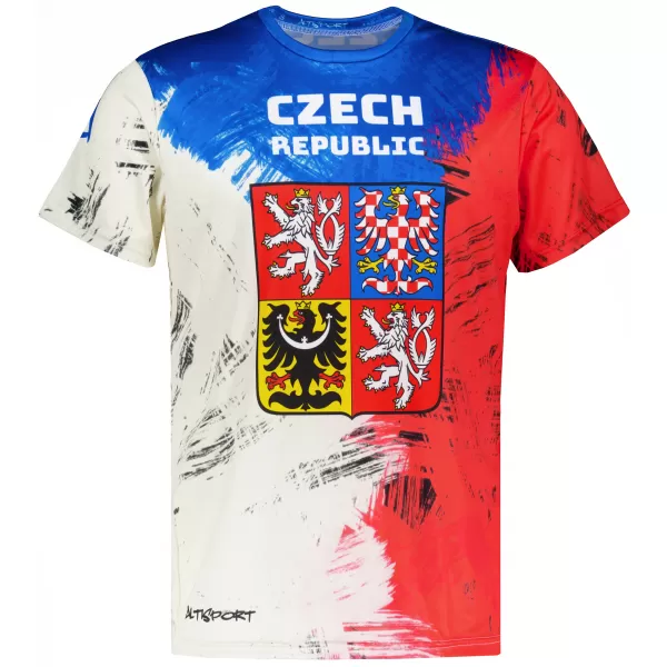  Funkcjonalny t-shirt męski klasy premium ALTISPORT x CZE VOJ/ALM032TR01 POSTAĆ 