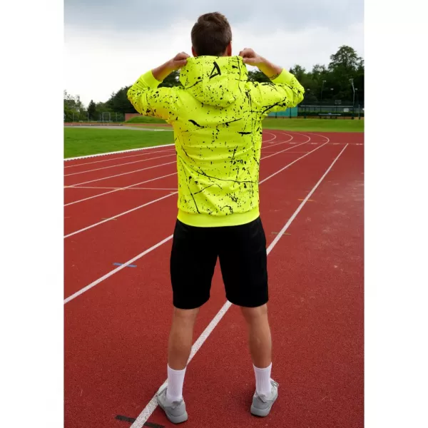  Męska bluza funkcjonalna klasy premium ALTISPORT VOJ/ALM034MI01 NEONOWY ŻÓŁTY 