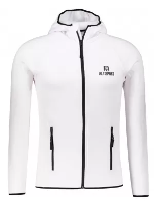 Męska funkcjonalna bluza sportowa ALTISPORT ALM006417 BIAŁY