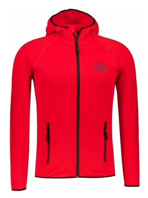 Męska funkcjonalna bluza sportowa ALTISPORT ALM006417 CZERWONY