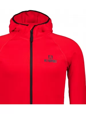 Męska funkcjonalna bluza sportowa ALTISPORT ALM006417 CZERWONY
