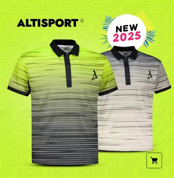 Funkcjonalny t-shirt męski z kołnierzykiem premium ALTISPORT VOJ